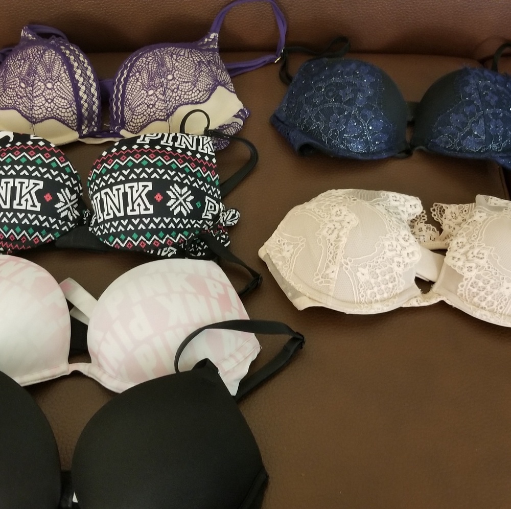 Victoria Secret, Pink, Adore Me push up Bra bundle